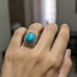 Big Size Turquoise Stone Ring