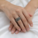 Antique Floral Silver Ring