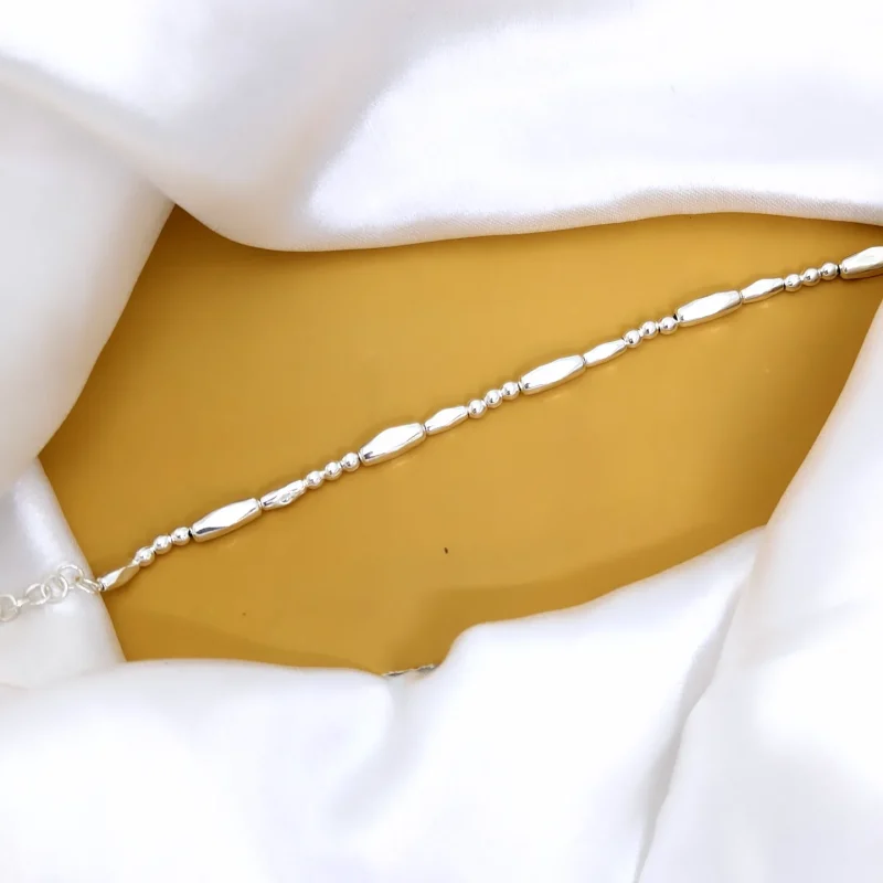 Silver Beads Bracelet