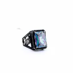 Mystic Zircon Turkish Silver Ring