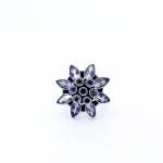 Amethyst Topaz Silver Ring