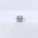 Square Zircon Stone Ring
