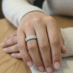 Zirconia Silver Band Ring