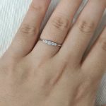 OO9 Zircon silver ring