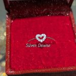 010 Zircon silver ring