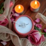 square white zircon ring