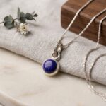 BLUE sapphire stone pendent