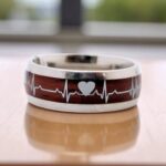 Heartbeat Italian Silver Ring