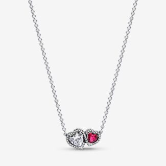 White with Ruby Stone Pendant