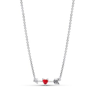 Ruby love arrow pendant