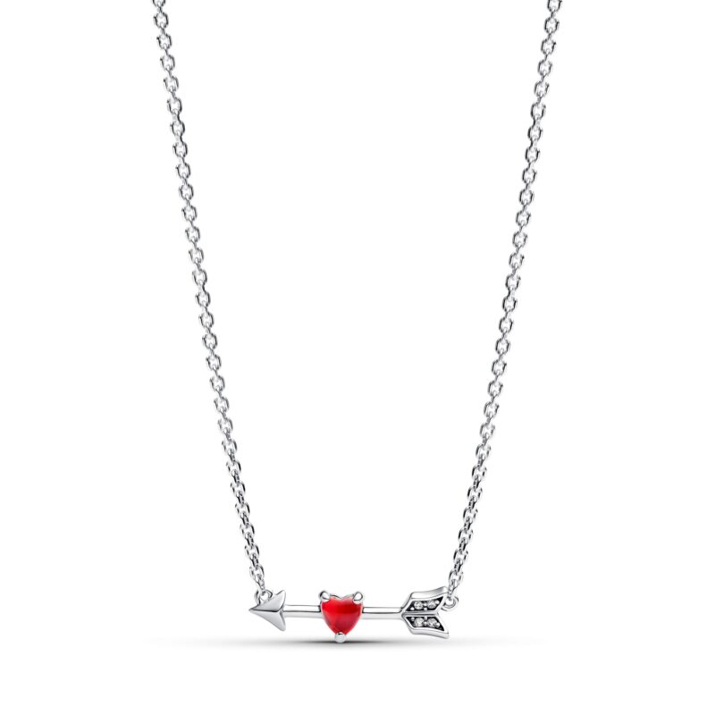 Ruby love arrow pendant