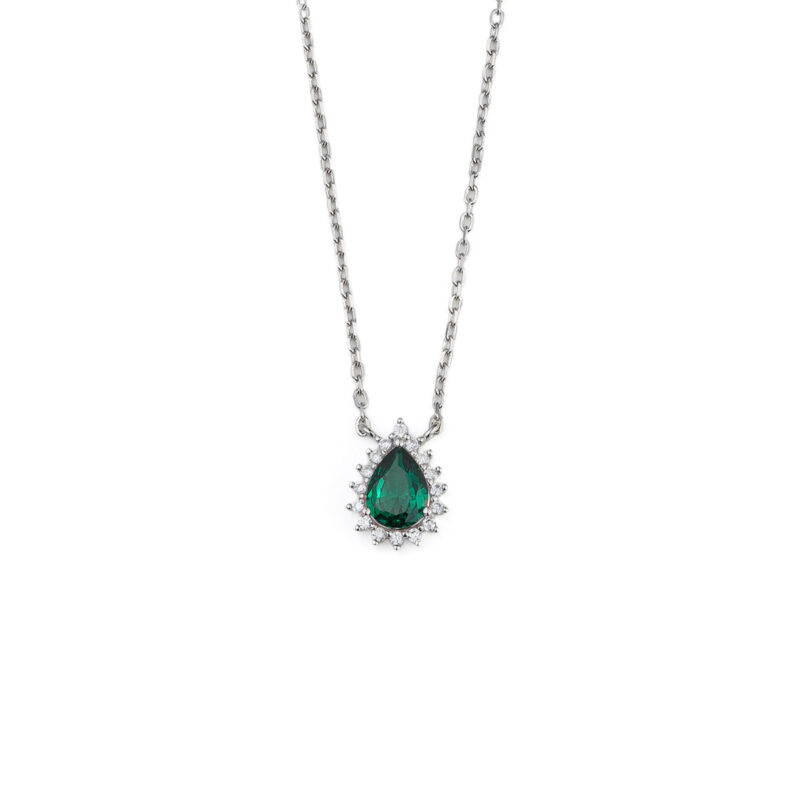 Teardrop Emareld Stone Pendant