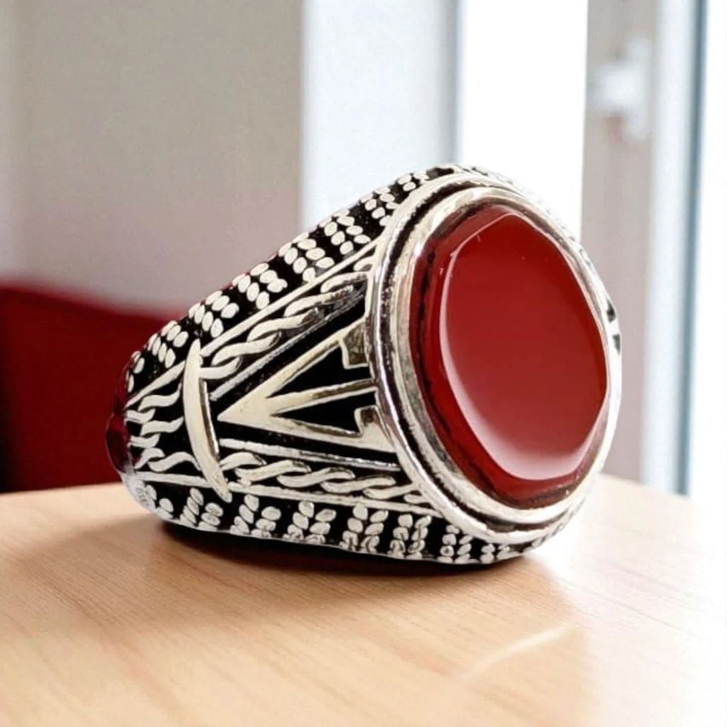 539691948_17910123828195786_6930874516196439786_n Yemeni Aqeeq Antique Turkish Ring