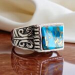 Turquoise Firoza Stone Ring