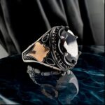 Black Zircon Turkish Ring