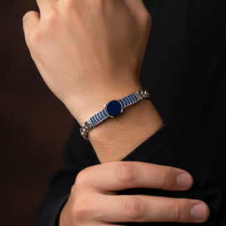 black aqeeq stone bracelet