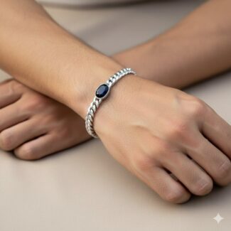 Black zircon stone bracelet