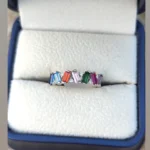 Multicolor Zircon Stone Ring 0011