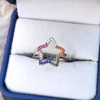 Big Star Silver Ring