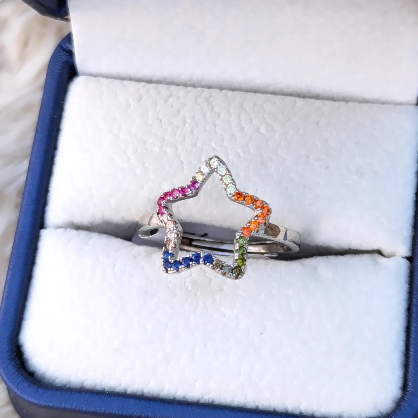 Big Star Silver Ring