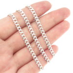 4MM Cuban Silver Chain