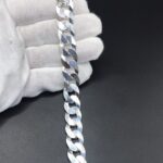 12mm italian silver cuban bracelet