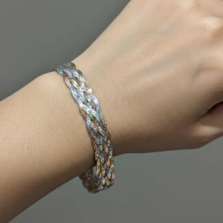 925 Silver 3 IN 1 Braid Bracelet