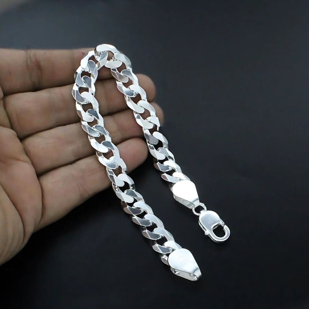 BRACLET40~2 010 Italian Silver Bracelet