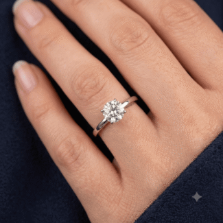 925 Brilliant Cut Zircon Ring 0005