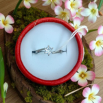 Zircon italian silver ring 001