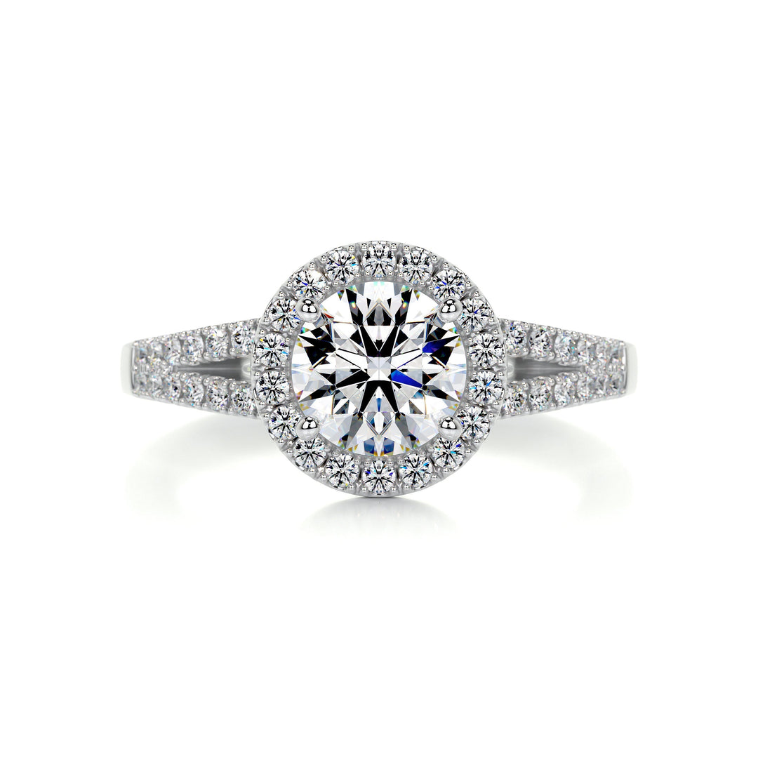 the-holly-moissanite-diamonds-ring-14k-white-1 925 Brilliant cut zircon ring 0002