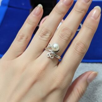 real pearl ring 0001