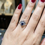 blue sapphire ring
