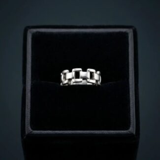 925 silver Link ring