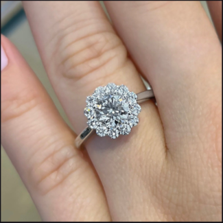 A5 Zircon stone ring