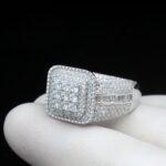 A grade zircon silver ring