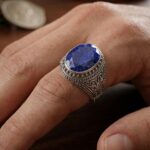 Blue sapphire ring