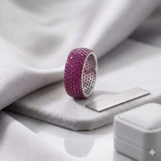 Ruby Stone Band Ring