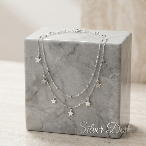 925 Silver Star Bracelet