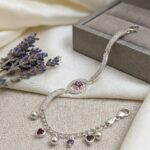Ruby Zircon Silver Bracelet
