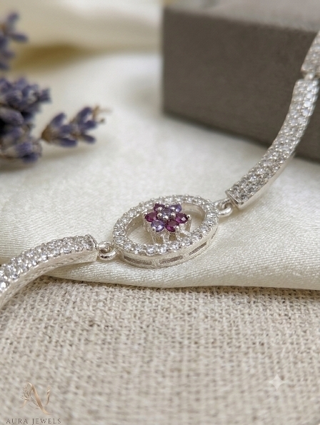 1783841205011.png Ruby Zircon Silver Bracelet