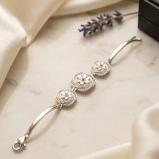 Square Silver Bracelet