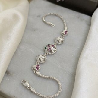 Butterfly silver bracelet