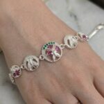 Butterfly silver bracelet