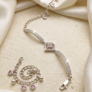 Square Zircon Stone Bracelet
