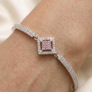 Square Zircon Stone Bracelet