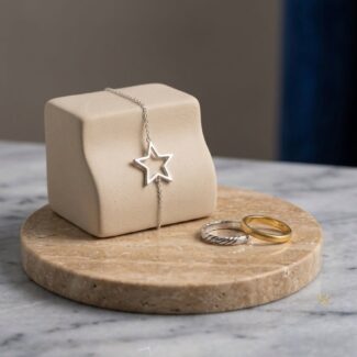 Star silver bracelet