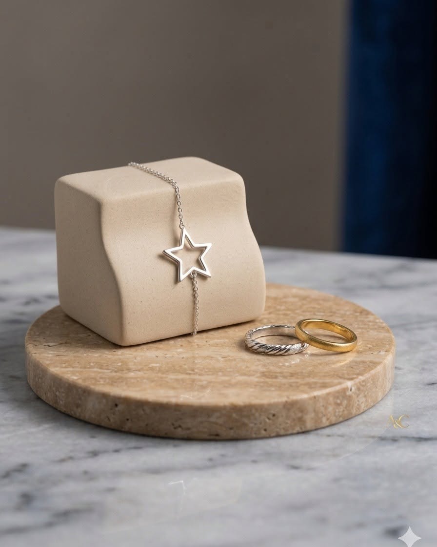 722753020_122229353606288809_7005567919502799900_n Star silver bracelet
