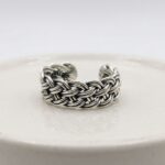twisted braided ring