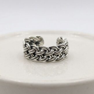 twisted braided ring